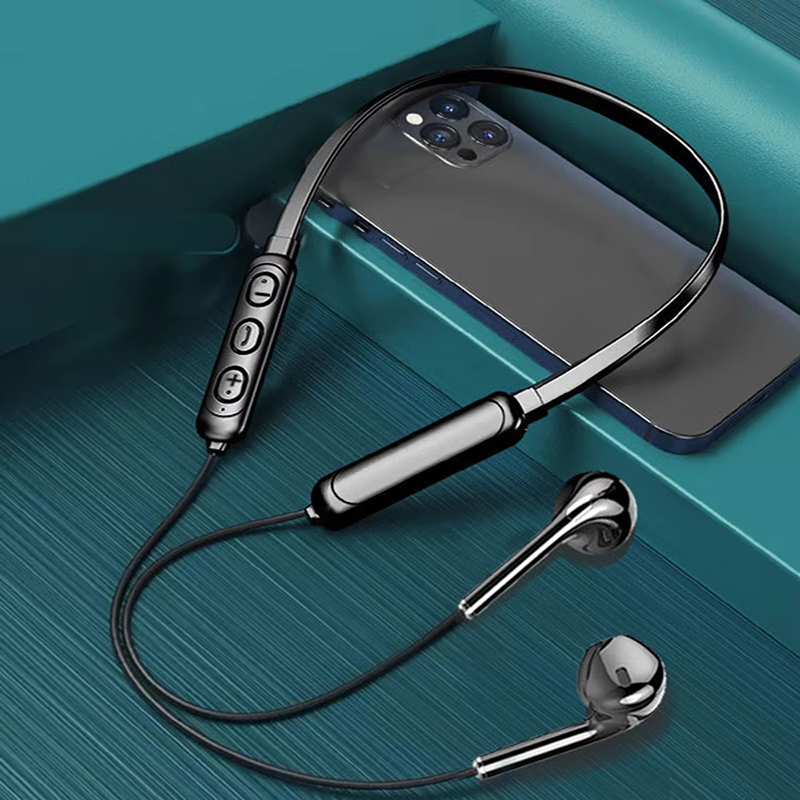 Bluetooth Headset On Ear - Wireless 9D Bluetooth Headset Neck Hanging