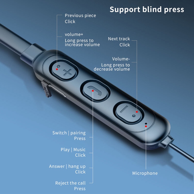 Wireless 9D Bluetooth Headset  - Bluetooth Headset On Ear recension och pris