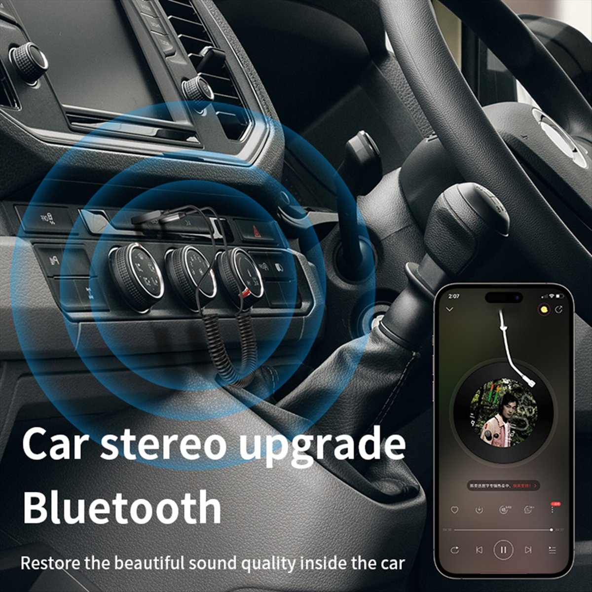 A85P AUX Car Bluetooth 5.4 Rec - Bluetooth Adapter Receiver recension och pris