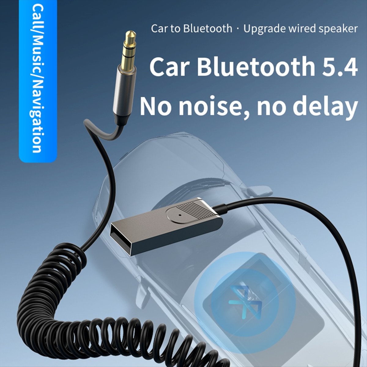 A85P AUX Car Bluetooth 5.4 Rec - Bluetooth Adapter Receiver recension och pris