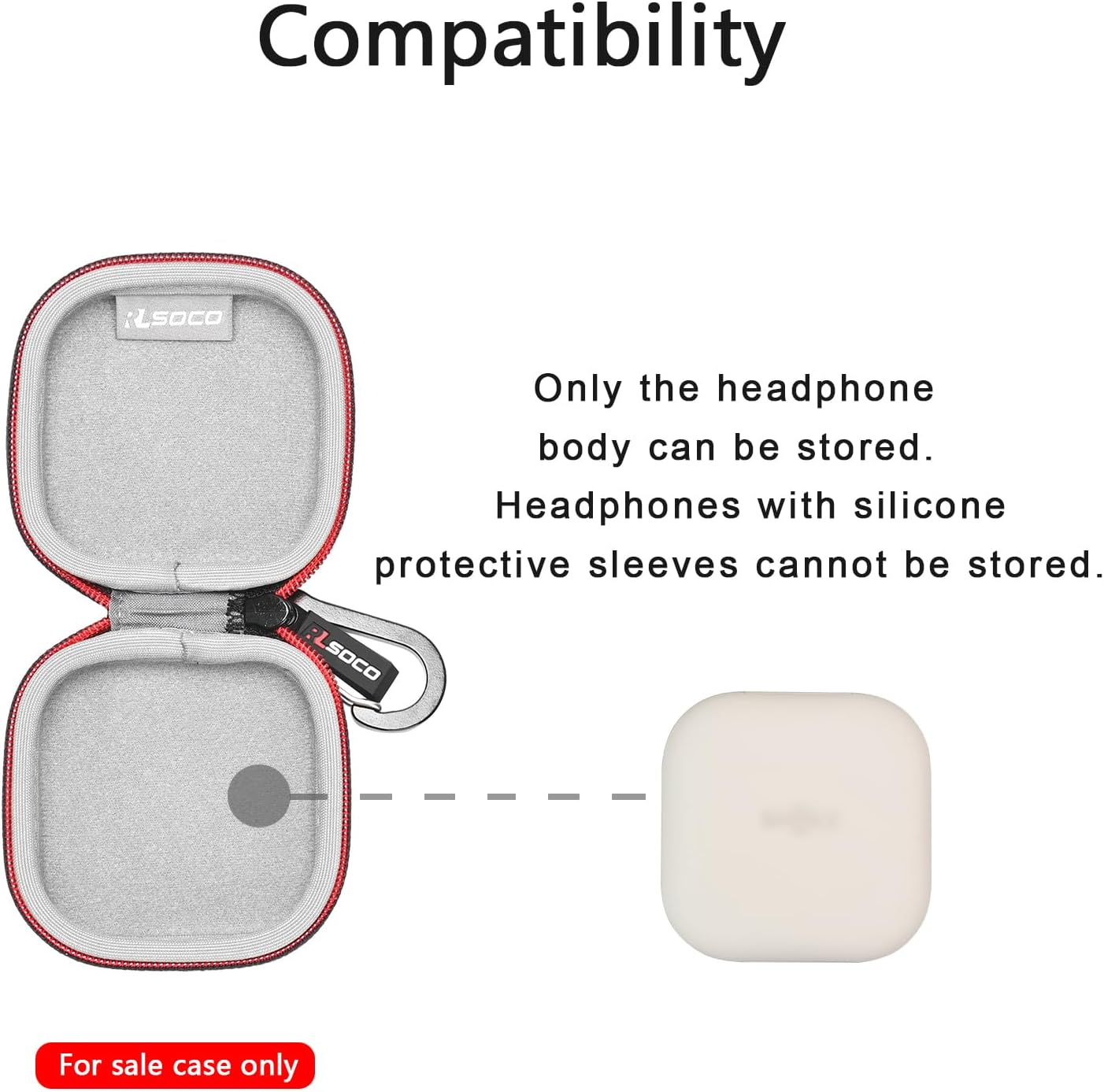 RLSOCO Hard Case for SHOKZ NEW - Headphone Case Hard recension och pris