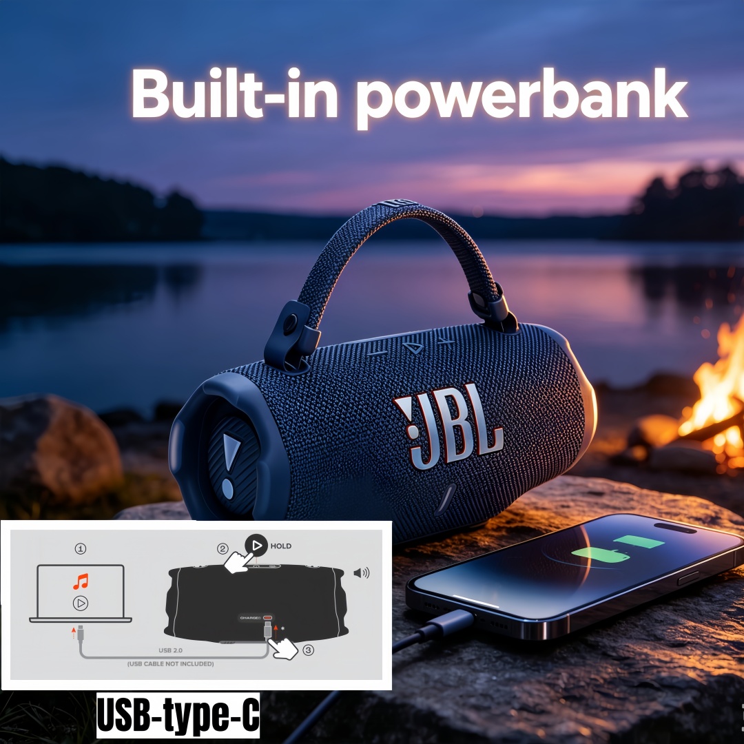 JBL Charge 6 Portable Bluetoot - Jbl Speaker Charge 5 recension och pris