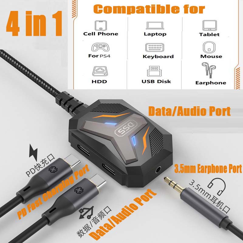 Type C Splitter USB C to 3.5mm - Cable Extension 3.5 recension och pris