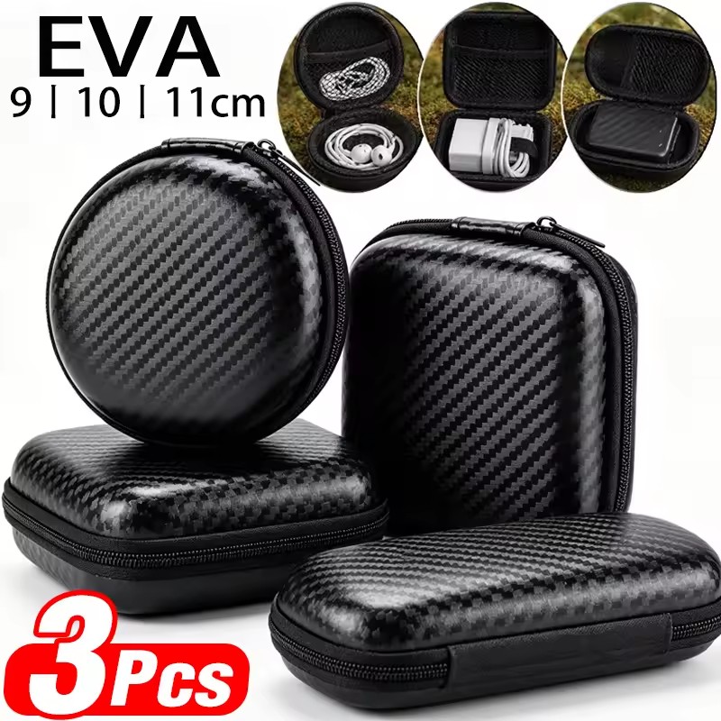 EVA Hard Shell Waterproof Cabl - Headphone Case Hard recension och pris