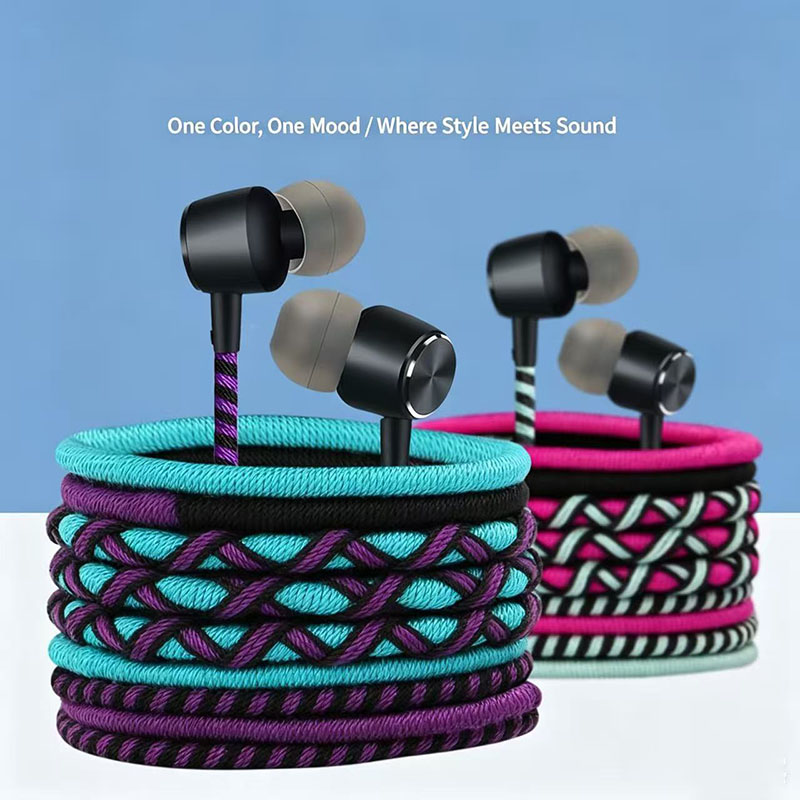 Braided Wired Earphone 3.5mm I - Wired Earphone Mic recension och pris